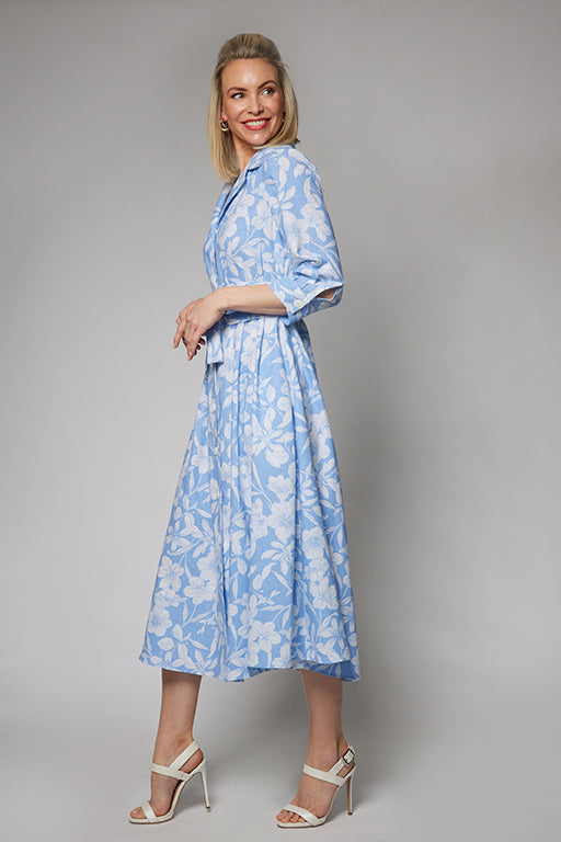 Blue Star Shirtmaker Dress