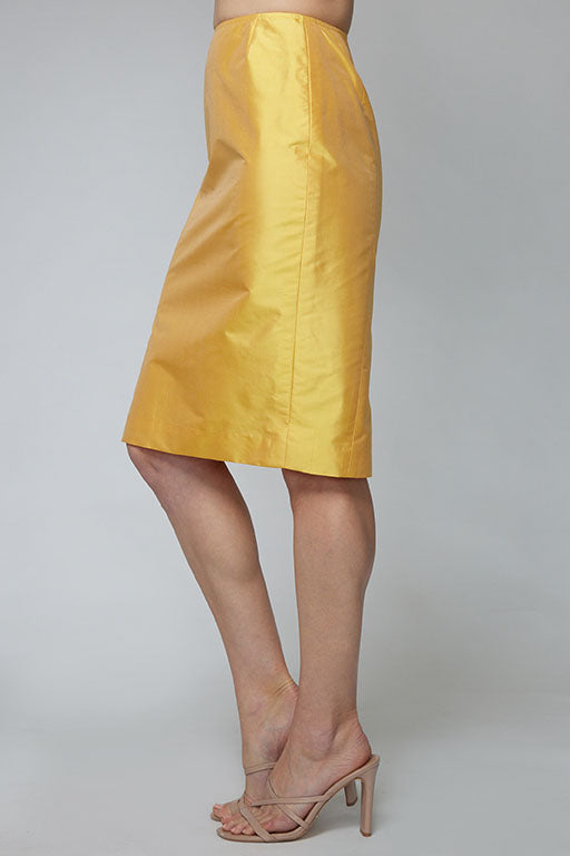 Dupion Silk Classic Skirt