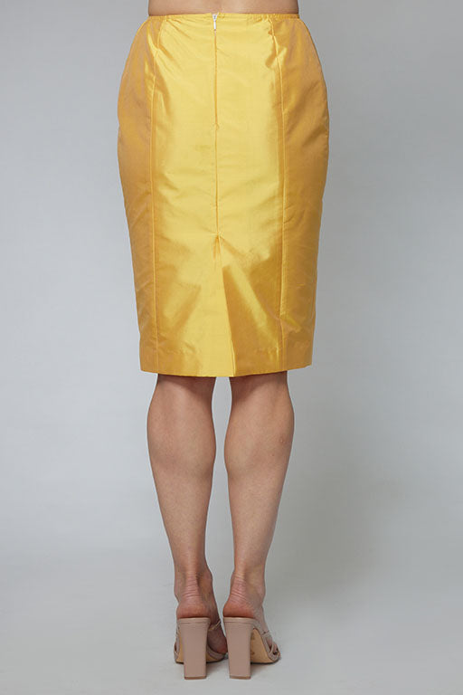 Dupion Silk Classic Skirt