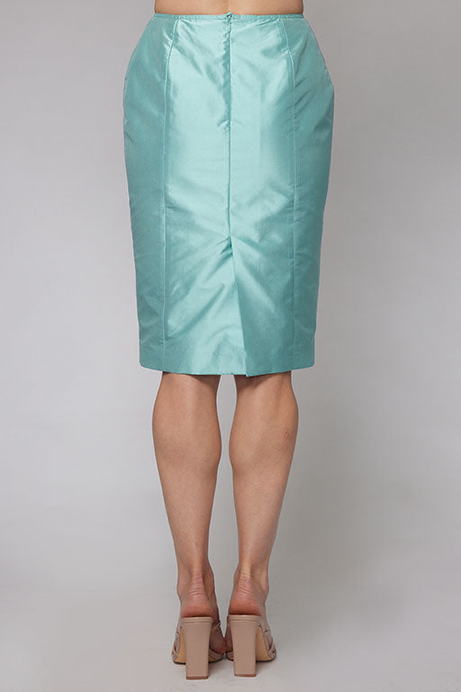 Dupion Silk Classic Skirt