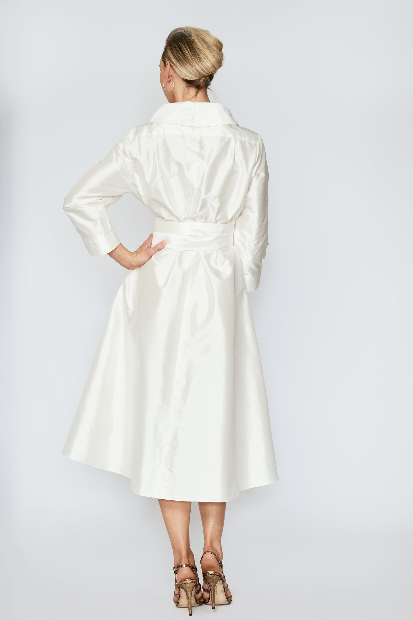 Ivory Silk Grace Kelly Dress