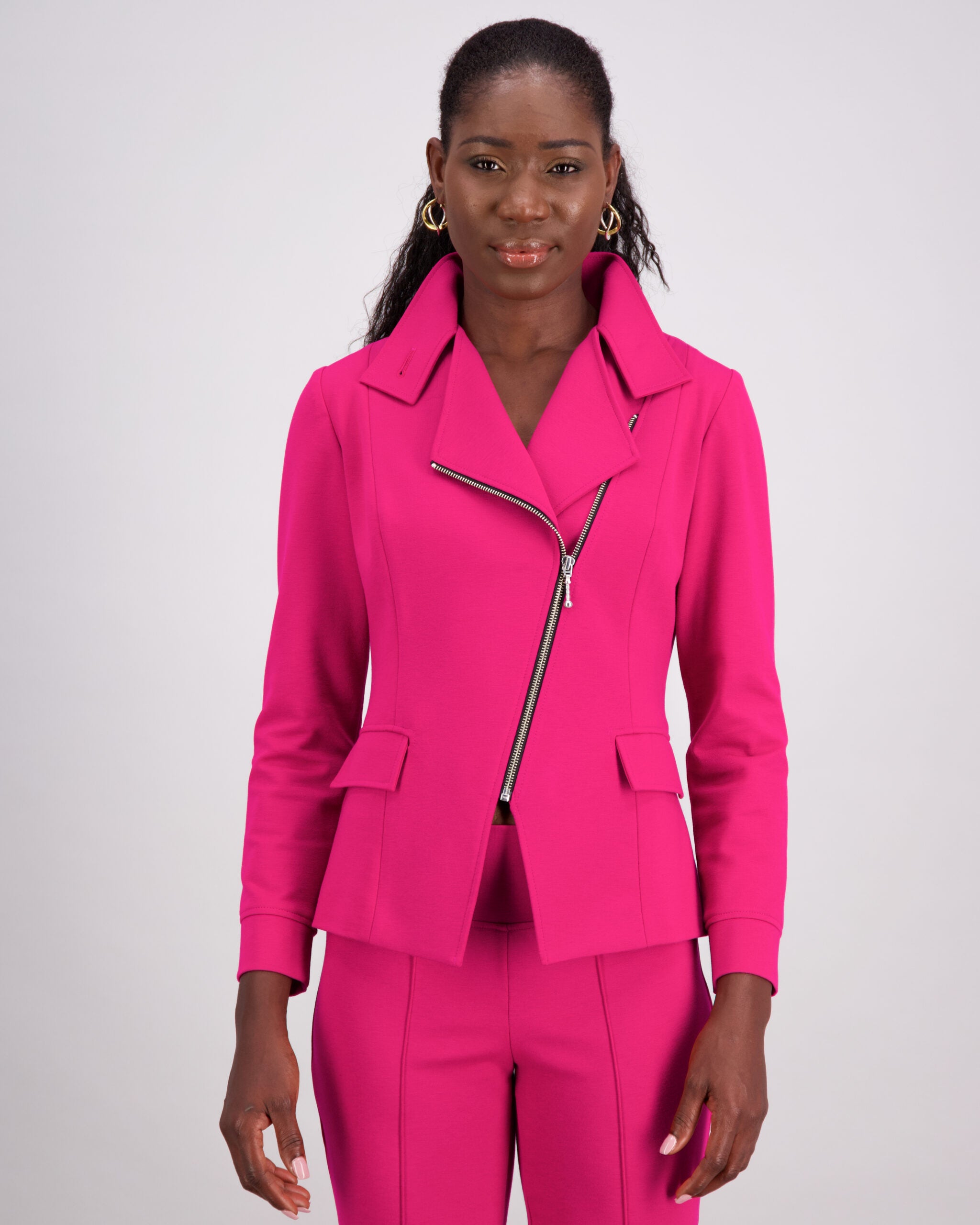 Pink ponte clearance blazer